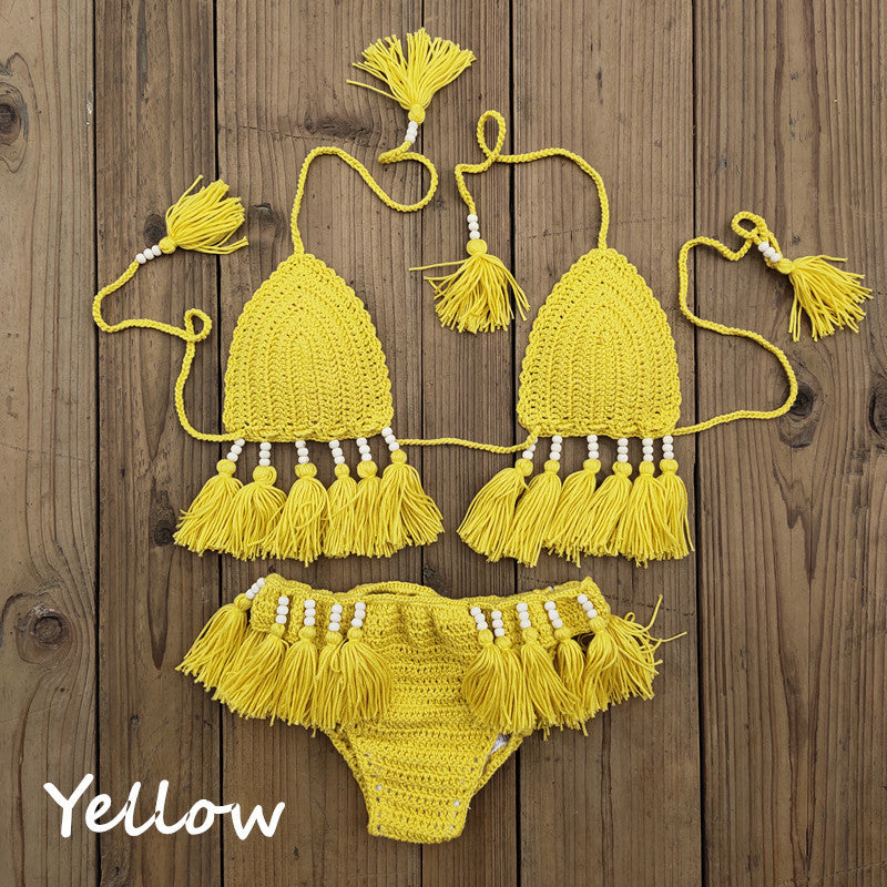 Bikini Croché 7 colores diferentes a elegir