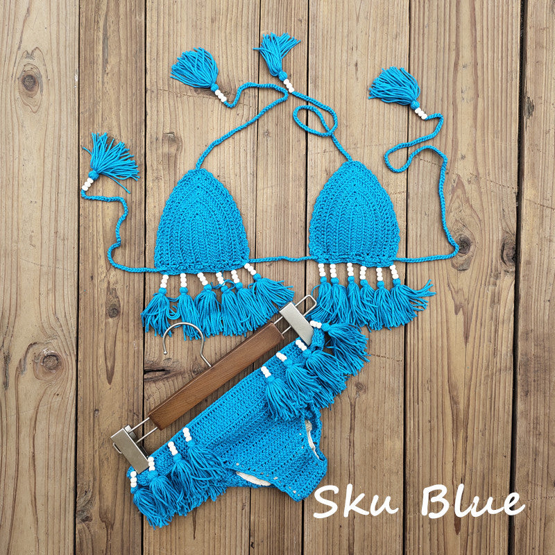Bikini Croché 7 colores diferentes a elegir