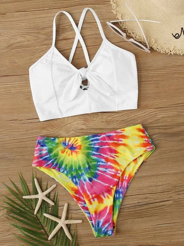 Bikini Rainbow top