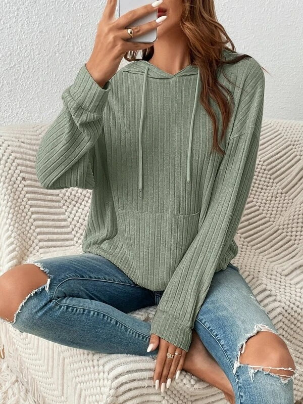 Jersey mujer tipo sudadera capucha varios colores