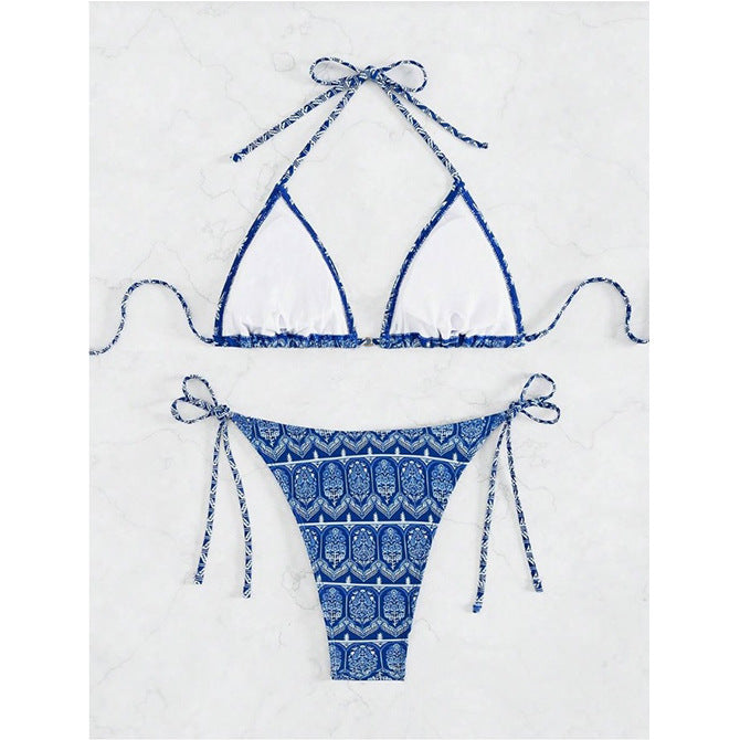 Bikini triangulo estampado varios colores