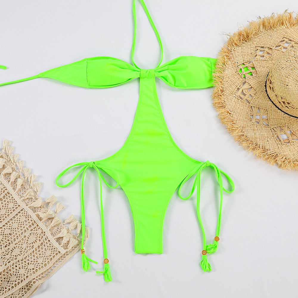 Trikini mujer brasileña varios colores