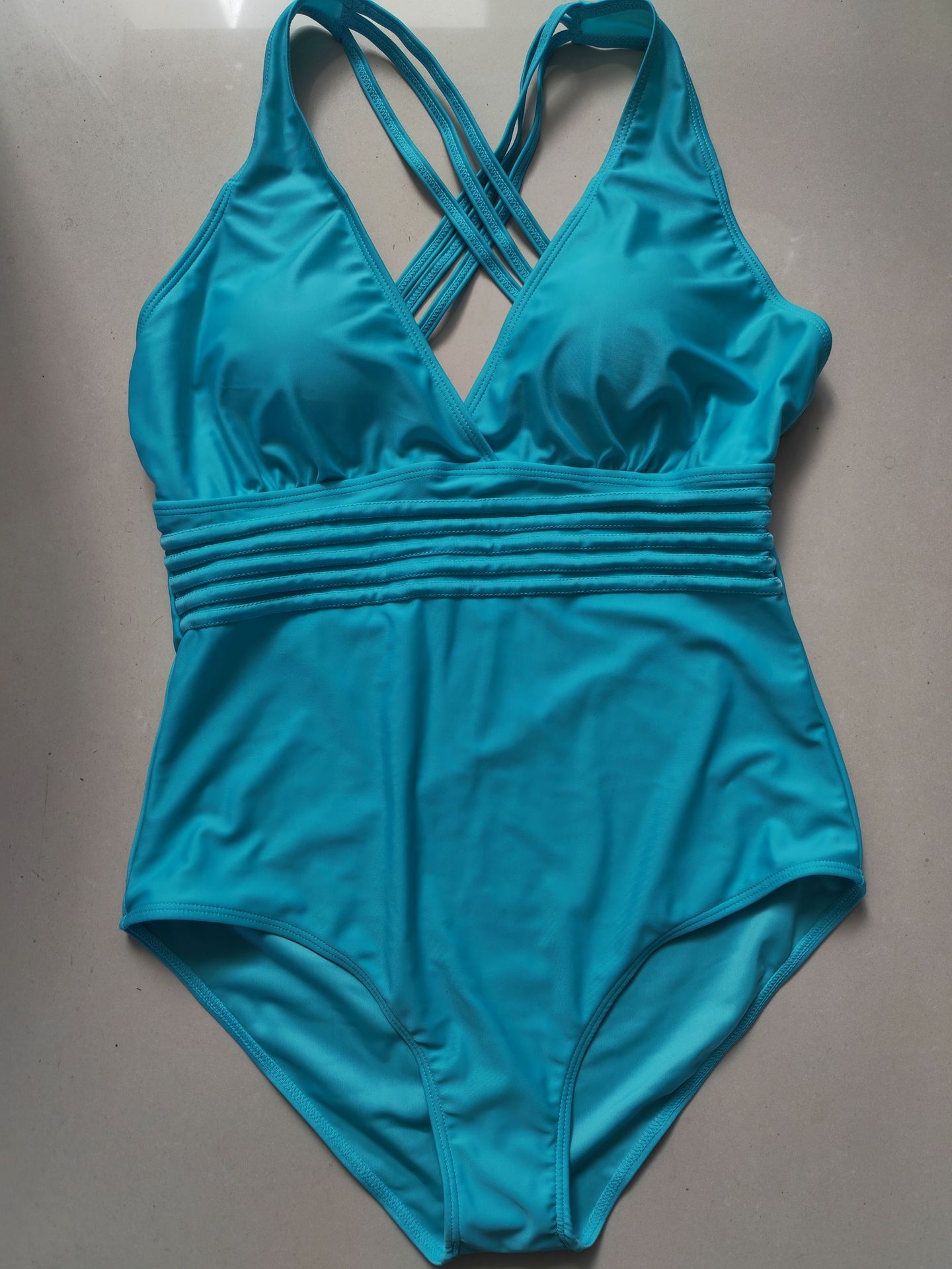 Bañador mujer espalda cruzada varios colores