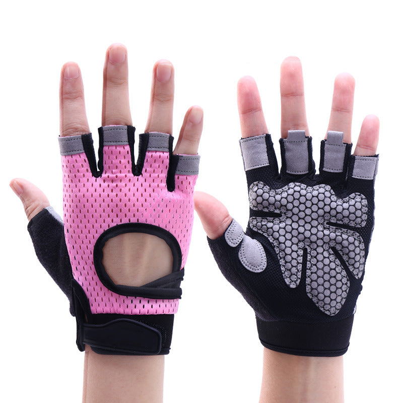 Guantes protectores pesas o ciclo unisex varios colores