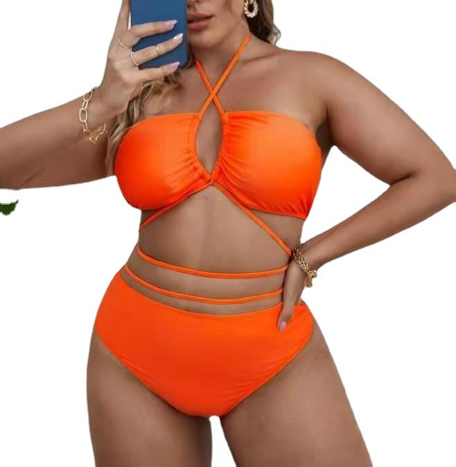 Bikini tirante cruzado cintura - Curvi size