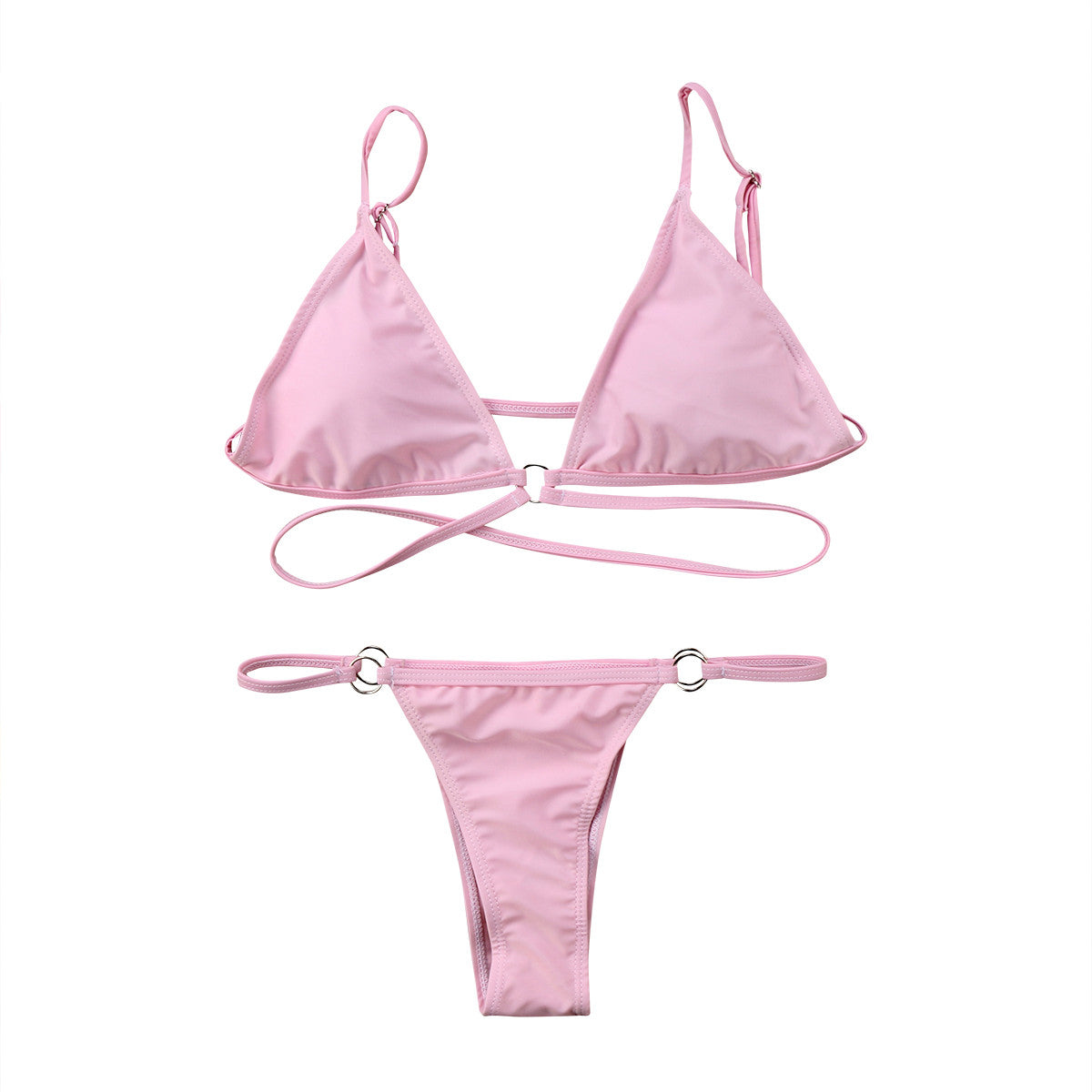 Bikini triángulo - tiras cruzadas Tanga