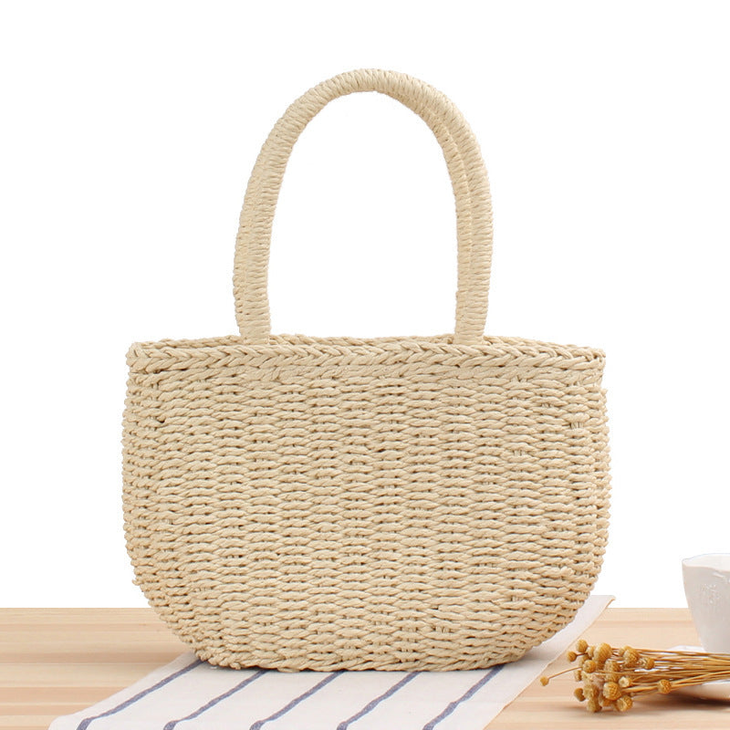 Bolso de mano paja - 2 tonos a elegir