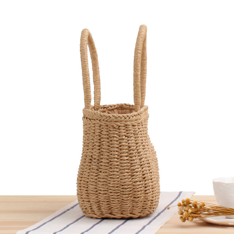 Bolso de mano paja - 2 tonos a elegir