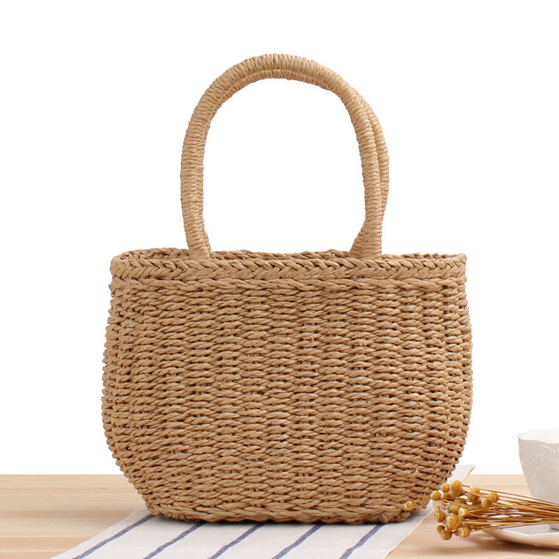 Bolso de mano paja - 2 tonos a elegir