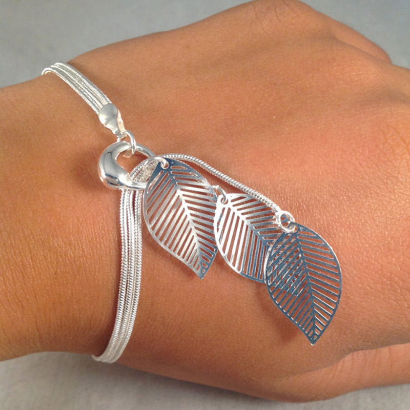 Pulsera Plumas - Plateado o Dorado
