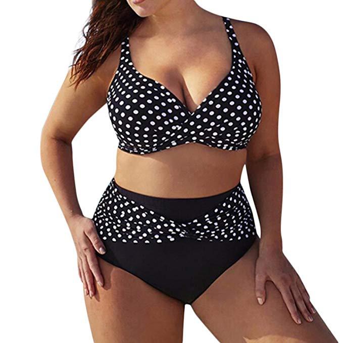 Bikini Black and white curvi size