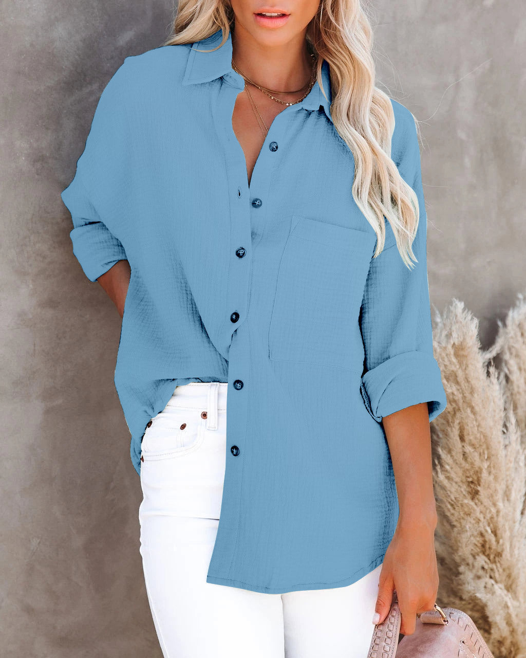 Camisa mujer lino varios colores