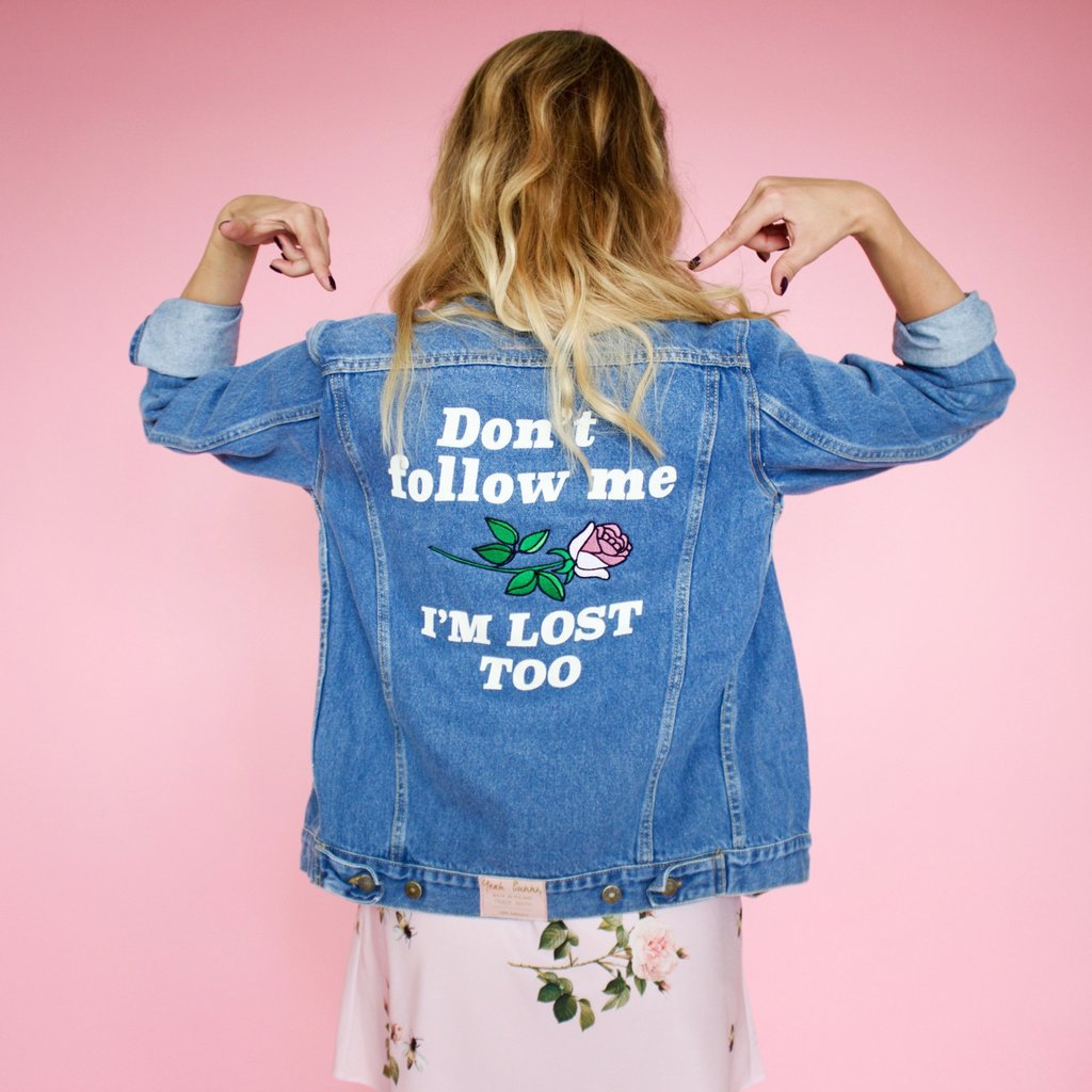 Chaqueta Denim mujer Don´t Follow me