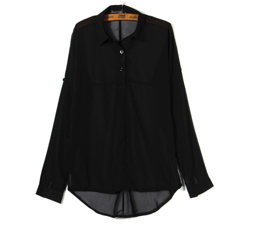 Camisa mujer oversize blanca, verde o negra