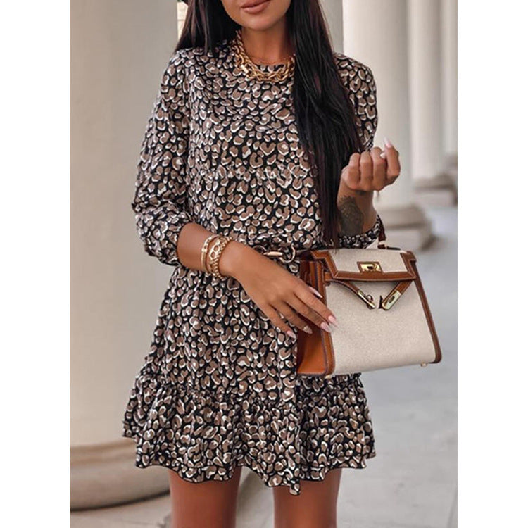 Vestido mujer casual floral corto