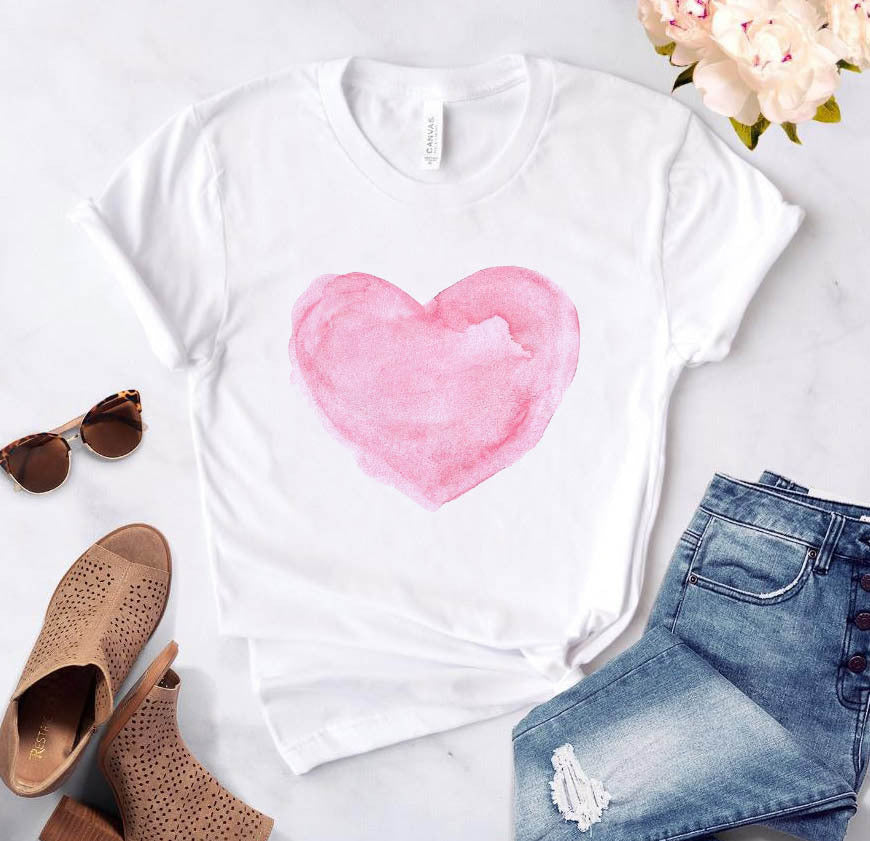 Camisetas casual Love - elige tu dibujo hay 6 diferentes