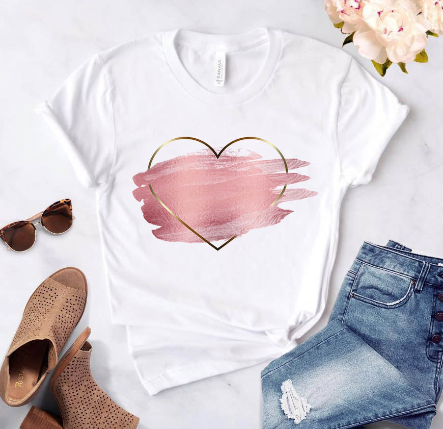 Camisetas casual Love - elige tu dibujo hay 6 diferentes