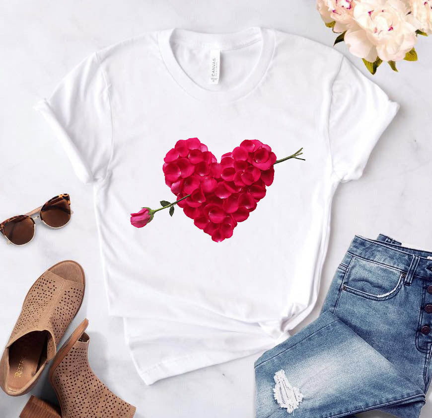 Camisetas casual Love - elige tu dibujo hay 6 diferentes