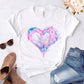 Camisetas casual Love - elige tu dibujo hay 6 diferentes