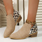 Fashion Leopard Botines mujer bajos varios colores