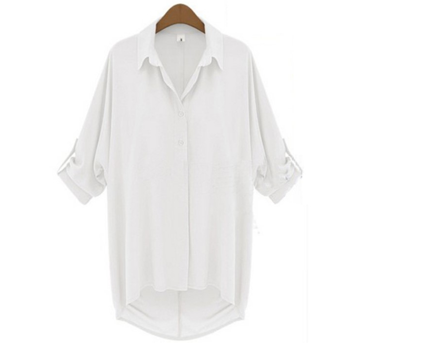 Camisa mujer oversize blanca, verde o negra