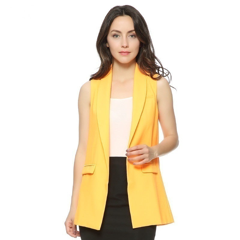 Chaleco mujer estilo Blazer varios colores diferentes