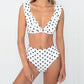 Bikini mujer volante lunares varios colores