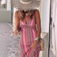 Vestido mujer Boho chic largo