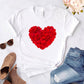 Camisetas casual Love - elige tu dibujo hay 6 diferentes