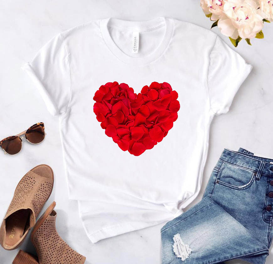 Camisetas casual Love - elige tu dibujo hay 6 diferentes