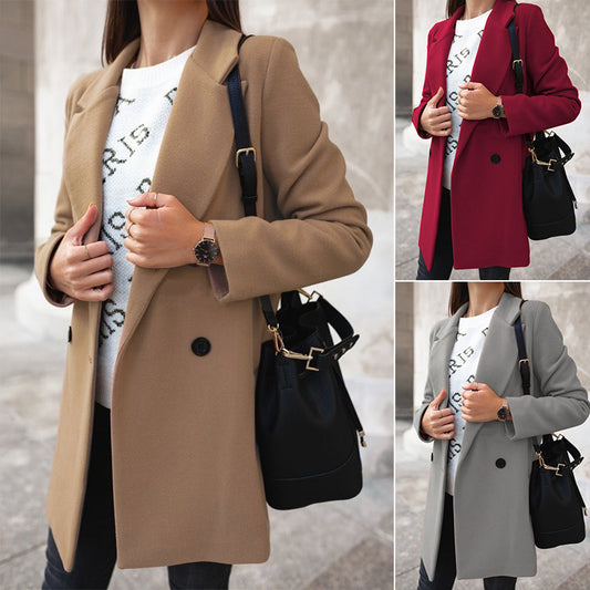 Abrigo paño mujer midi 4 colores distintos desde S a 5XL