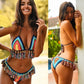 Bikini multicolor Croché triangulo