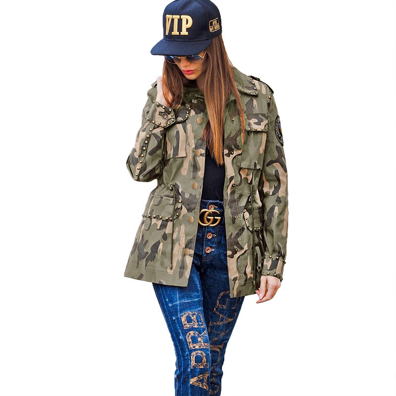 Chaqueta casual Mujer camuflaje