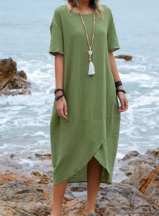 Maxi vestido playero 4 colores diferentes