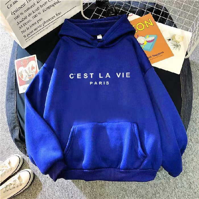 Sudadera mujer casual C'EST LA VIE varios colores diferentes