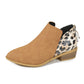 Fashion Leopard Botines mujer bajos varios colores