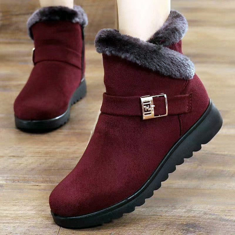 Botines mujer invierno interior felpa 6 colores a elegir