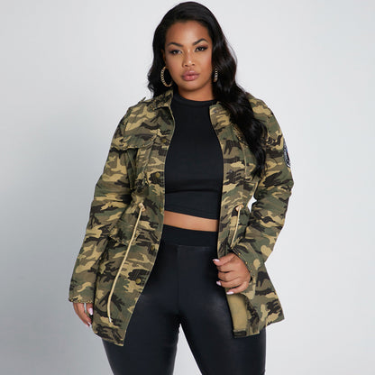 Chaqueta casual Mujer camuflaje