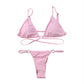 Bikini triángulo - tiras cruzadas Tanga