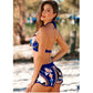 Bikini Halter con Short de baño