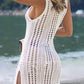 Vestido playero encaje cuello en V