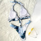 Bikini anilla Blue sea