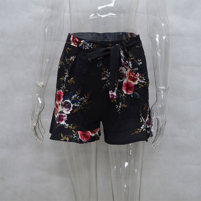 Short flores cintura alta - 7 colores a elegir