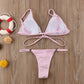 Bikini triángulo - tiras cruzadas Tanga
