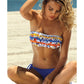 Bikini Bandana con tirante y volantes