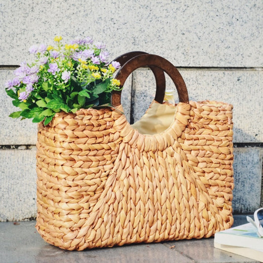 Bolsa de ratán de playa