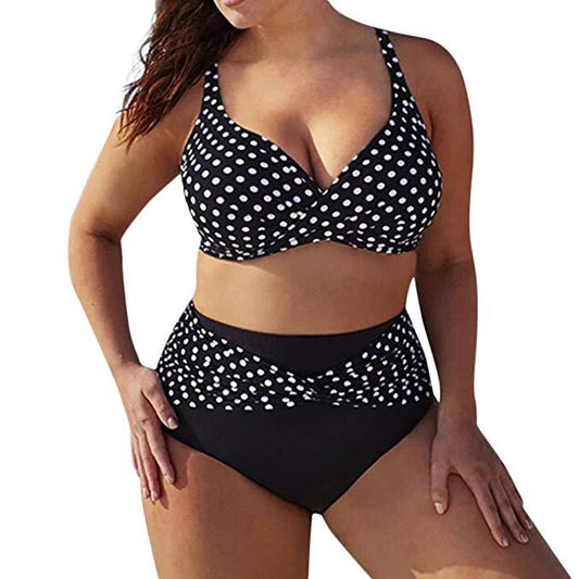 Bikini Black and white curvi size
