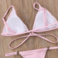 Bikini triángulo - tiras cruzadas Tanga