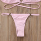Bikini triángulo - tiras cruzadas Tanga