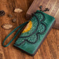 Cartera Boho piel - 3 colores a elegir